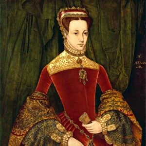 Portrait of a woman, aged sixteen, previously identified as Mary Fitzalan, Duchess