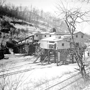 Scotts Run, West Virginia. Jere, mine tipple - Mine bankrupt and closed since