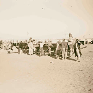 Setting up hospital tents Sinai 1917 Egypt