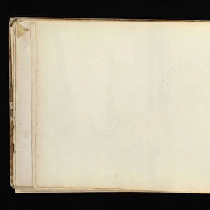 Sketchbook manuscript notes Felix Bracquemond