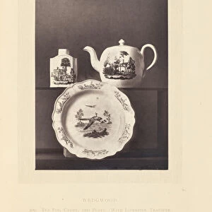 Tea pot caddy plate William Chaffers English