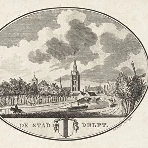 View of Delft, The Netherlands, Jan Gerritsz. Visser, 1792