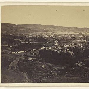 View Valparaiso Chile Helsby & Co 1870s Albumen silver print