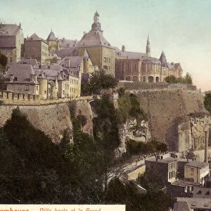 Ville Haute Luxembourg City Views 1906 Luxembourg District
