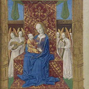 Virgin Child Enthroned Master Guillaume Lambert