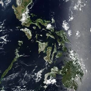 Satellite image of the Philippines