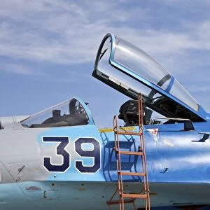 Ukrainian Air Force Su-27 Flanker cockpit