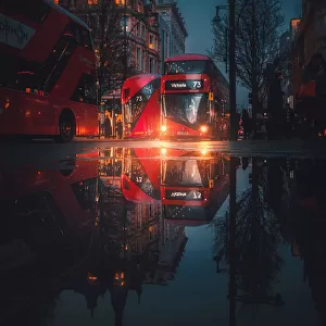 London night reflections
