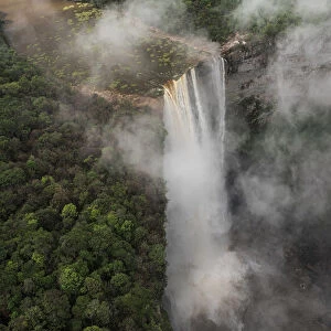 Kaieteur Falls is the worlds widest single drop waterfall, located on the Potaro