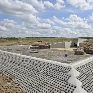 Wetland habitat creation for the RSPB by Breheny Civil Engineers at Bowers Marsh RSPB Reserve