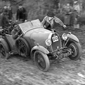 1929 Bugatti Type 40 open 4-seater Grand Sport taking part in the Inter-Varsity Trial, 1930