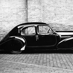 1939 Bugatti Type 57 with body by Figoni et Falaschi. Creator: Unknown