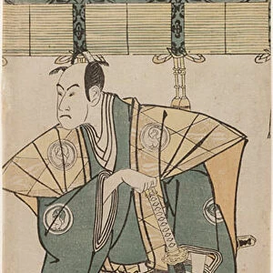 The actor Bando Hikosaburo III as Godai Saburo Chikatada, 1794. Creator: Toshusai Sharaku