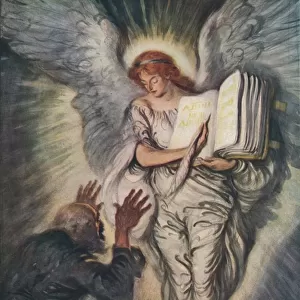 And When The Angel Showed Him The Names Of Those Whom Love Of God Had Blest, 1916, (1917). Artist: Edmund Joseph Sullivan