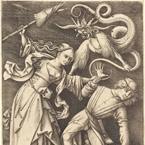 The Angry Wife, c. 1495 / 1503. Creator: Israhel van Meckenem