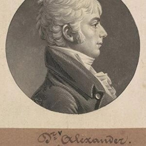 Ashton Alexander, 1804. Creator: Charles Balthazar Julien Fevret de Saint-Memin