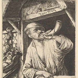 Baker Blowing Horn, 1610-85. Creator: Unknown