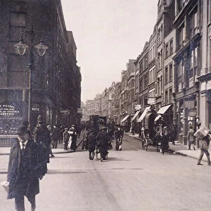 Barbican (Street) from the end of Red Cross Street and Golden Lane, London, c1920