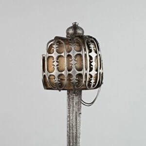 Basket-Hilted Broadsword (Claymore), Scotland, c. 1760. Creator: Unknown