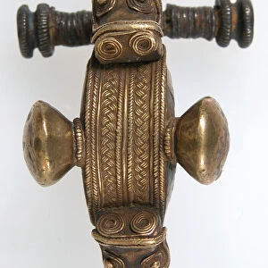 Bow Brooch, Baltic or Scandinavian, 7th century. Creator: Unknown