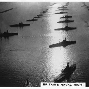 The British fleet at King George Vs jubilee review, Spithead, July 1935, (1937)