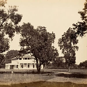 Bungalow in Umballa, 1850s. Creator: Unknown