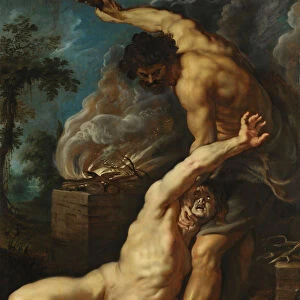 Cain slaying Abel. Artist: Rubens, Pieter Paul (1577-1640)