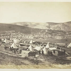 Camp of the 5th Dragoon Guards, 1855. Creator: Roger Fenton