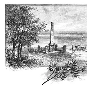 Captain Cooks landing place, Botany Bay, New South Wales, Australia, 1886