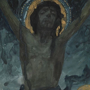 Christ on the Cross. Artist: Nesterov, Mikhail Vasilyevich (1862-1942)