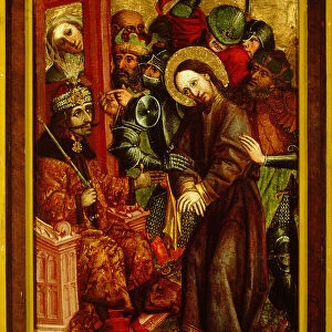 Christ before Pilate (Vlad III as Pontius Pilate), ca 1463-1464. Artist: Master of Velenje Panels (active 1450-1465)