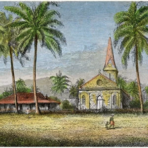 Church, Samoa, c1875