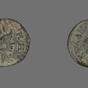 Coin Depicting the Goddess Tyche, 253-268. Creator: Unknown