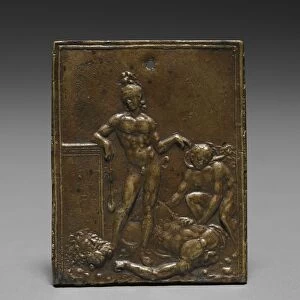 David Triumphant over Goliath, late 1400s - early 1500s. Creator: Moderno (Italian, 1467-1528)
