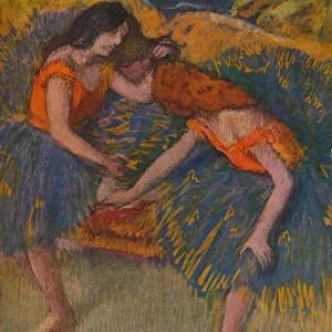 Deux Danseuses Corsages Jaunes, c1902. Artist: Edgar Degas