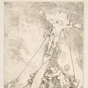 Elevation of the Cross. n. d. Creators: Claude Gillot, Jacques Gabriel Huquier