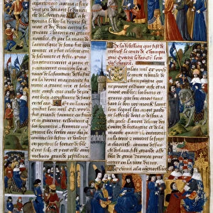 Episodes from the rebellion of Thibaut de Champagne, 15th century