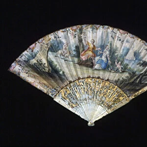 Fan, France, 18th century. Creator: Unknown
