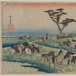 The Fifty-Three Stations of the Tokaido: Chiryu, 1833-1834. Creator: Ando Hiroshige (Japanese, 1797-1858)