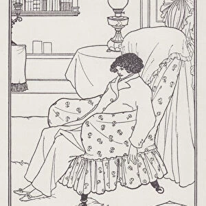 Frontispiece to An Evil Motherhood. Elkin Mathews, 1895. Creator: Aubrey Beardsley