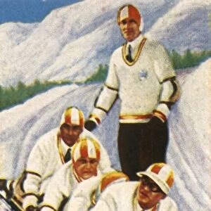 Germany II, German bobsleigh team, 1928. Creator: Unknown