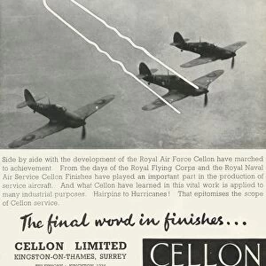 From Hairpins to Hurricanes - Cellon Limited, 1941. Creator: Unknown