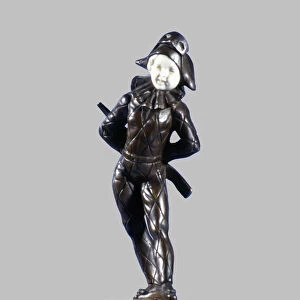 Harlequin in bronze and ivory