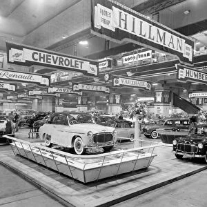 Hillman stand at 1958 Motor show, Earls Court. Creator: Unknown