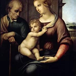 The Holy Family (Madonna with Beardless Joseph), c1505-c1506. Artist: Raphael
