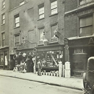 Ironmongers shop on Carnaby Street, London, 1944