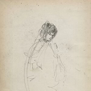Italian Sketchbook: Standing Woman (page 1), 1898-1899. Creator: Maurice Prendergast (American