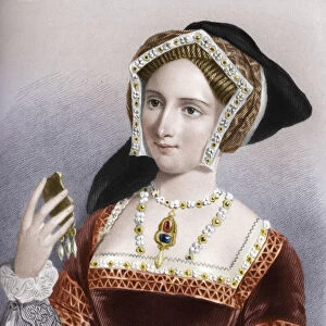 Jane Seymour (1509-1537), the third wife of King Henry VIII, 1851. Artist: B Eyles