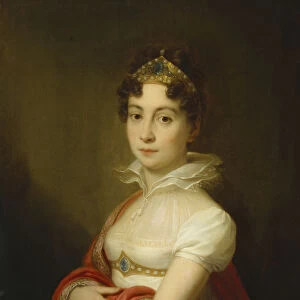 Juvenile portrait of Empress Maria Ludovica (1787-1816) with a diadem