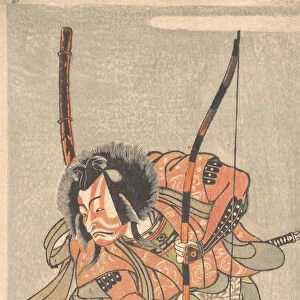 Kabuki Actor Ichikawa Ebizo III (Ichikawa Danjuro IV), 2nd month, 1774. Creator: Shunsho